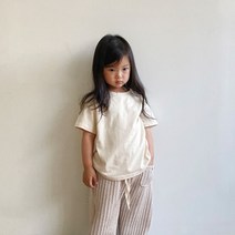 코튼하우스 (모델)레이어드반팔티