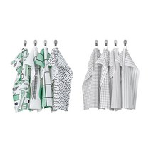 이케아 키친 크로스 면 행주 린니그 4입