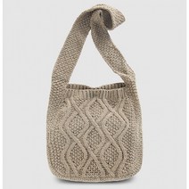 니트 크로스백 데일리 네추럴 숄더백