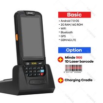 카드 포스기 POs 이지체크 단말기 신화포 4G 안드로이드 PDA POS 휴대용 단말기 재고 Honeywell 1D 2D QR, 06 1D Minde966 Charger_02 AU