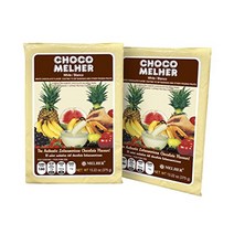 코팅용초콜릿 다크 아몬드 밀크 수능 초콜렛 chocomelher blanco 초코바나노 화이트 맛 코팅 2팩 cobertura de 냉동 바나나 덮기에 가장 좋습니다 amp