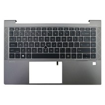 용 hp ZBOOK 반딧불 14 G7 G8 모바일 워크 스테이션 M14635-001 HSN-I36C-4 M07137-001 상단 lcd 뒷면 커버 전면 프레임 핸드 레스트 bott, C With Keyboard