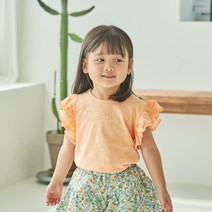 S/S 콩베베 프렌치 프릴티셔츠 여아공주 블라우스FM02
