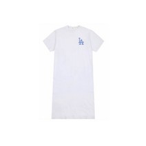 엠엘비 [정상가 79000원] MLB 여성 베이직 롱 반팔 원피스 31OP10131-07W