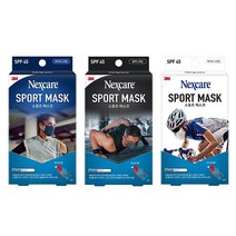 3M 넥스케어 자외선차단 헬스 러닝 스포츠 마스크, 네이비