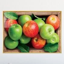 아트블루 풍수에 좋은 사과 과일 그림 금전운 인테리어 액자, 3번 혼합사과_CC