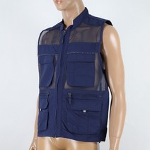 팀 교통 노동조합 보안 회사 백패킹 낚시 작업 안전 노조 조끼 등산 캠핑 남색 노가다