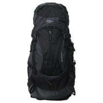 우주시티 T604-50L 대형 등산배낭, 블랙