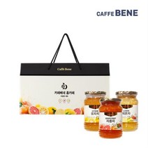 홈카페 과일청 3종 레몬차 자몽차 유자차 카페베네 선물세트 480g 3개, 상세페이지 참조, 상세페이지 참조