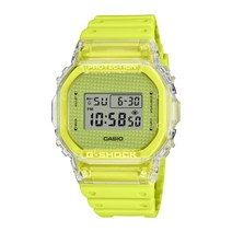 [G-SHOCK] 지샥 스퀘어 DW-5600GL-9DR 캡슐 토이 스켈레톤 옐로우그린 전자시계