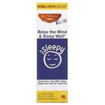 Bioray 바이오레이 키즈 액상 클로렐라 엔디에프 슬리피 릴렉스 메이플 Kids NDF Sleepy Relax 60ml, 1팩