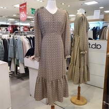 abfz NC08 아메바패턴 허리끈조절 롱원피스 afw1ho37b