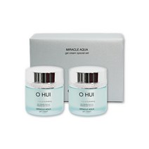 오휘 미라클 아쿠아 젤 크림 100ml 대용량 기획세트 썸머 더블증량, 50ml, 2개