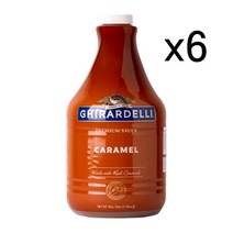기라델리 카라멜맛 프리미엄소스, 2.47kg, 6개