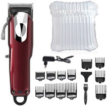 남자 커트 셀프헤어 바리깡남자에 대 한 전문 가변 이발사 머리 깎기 전기 무선 컷 충전식 트리머 매직 블, 04 12pcs guide comb