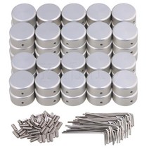 실버 기타 효 페달 풋 스위치 토퍼 보호 캡 팩 50 개