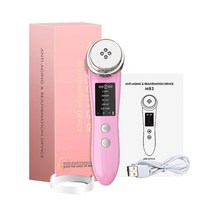 가정용 고주파 피부 마사지 얼굴리프팅 기계 소닉 진동 스킨 라이트 테라피, 사진 m83 핑크