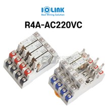 삼원액트 R4A-AC220VC 대형 릴레이 터미널 단자대 블럭