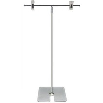 행사안내용 높이조절 슬림 집게형 POP스탠드 화장품매장 학교입구 할인코너 커피숍입구