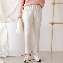 순이들 여성 배기 패딩팬츠