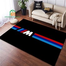 3D 프린팅 러그 침실 거실 레이싱 BMW 로고 카펫 주방 바닥 매트 홈 장식 미끄럼 방지 14 가지 크기140820, 40cm x 60cm