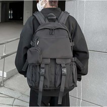 오엔시 남여공용 검정백팩 캐주얼 백팩 학생 여행가방 남학생