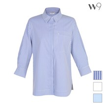 W9 [W] 턱 포인트 7부 셔츠_TMYWB23Q31-T