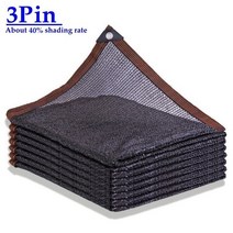 자바라천막 주차장캐노피 접이식천막블랙 HDPE 자외선 차단 차양 그물 전망대 쉼터 야외 페골라 캐노피 태, 01 3 Pin Net_02 1mx3m