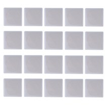 GHSHOP 20pcs 동전 컨테이너 저장 케이스 돈 상자 홀더 36/31/26/, 클리어, 아크릴