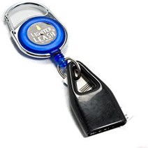 Premium Lighter Leash Retractable Keychain Clip (Blue), 1