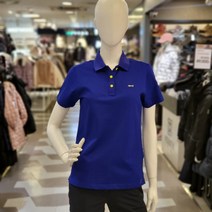 루이까스텔 여성 골프 CP PQ 배색단추 반팔 카라 티셔츠 3LRTS412 다크 블루 루이 777