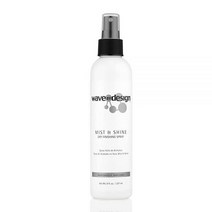 Design Essentials Wave By 미스트 앤 샤인 드라이 피니싱 스프레이 - 보습 광택을 더합니다 226.8g(8온스)