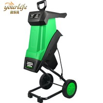 나무 목재 파쇄기 농업 가지 나뭇가지 분쇄기, 03. 2400W 분쇄기 20m전원 코드, 1개