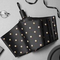 선빛 땡스 5단 접이식 우산 자동 무지 튼튼한 휴대용 미니 도트