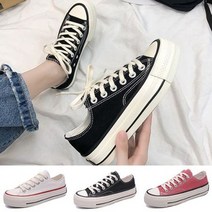 3컬러 키높이운동화 여성캔버스화 여성키높이스니커즈