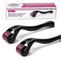 [공식판매] 540니들 티타늄 mts 더마롤러 0.30mm*2개, 2갑 (540 니들 핑크)