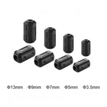 1/2/5 pcs 3.5/5/7/9/13mm 링 코어 페라이트 비드 클램프 초크 코일 emirfi 노이즈 필터 클립 마그네틱 스냅온용 스냅 케이블, [01] 3.5mm, [01] 1 Piece