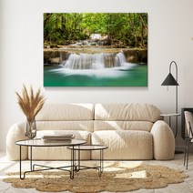 풍수아트 02.[I]돈바람 폭포 | 캔버스액자 100호[112.1x162.2cm]