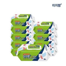 아이수 이지팜 행주티슈 80매 10팩, 단일옵션