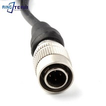 견고한 Hirose 4 핀 플러그 전원 코드 USB 어댑터 케이블 줌 F4 F8 레코더 적합, 한개옵션0