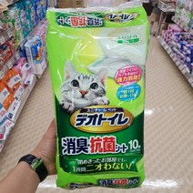 유니참 데오토일렛 고양이 소취 항균 화장실패드 10매, 단품