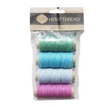 세기텍스타일 0.8mm 25yard 햄프끈 4개입 세트 (13color), 23m, No.7