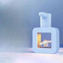 핸드워시디스펜서 거품 화장실 손세정 물, 블루