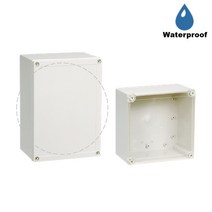 박스코 80x130x100mm ABS플라스틱케이스 볼트타입 회색커버 밀폐형 전기 하이박스 BC-AGM-081310