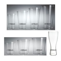 Shotoku 우스하리 잔 글라스 유리컵 용량별 8종 Glass Tumbler 8 Types, [특가] 8. 510ml