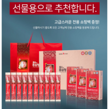 짜먹는홍삼 스틱형 상아제약 홍삼정 데일리타임 30포 1박스 쇼핑백포함