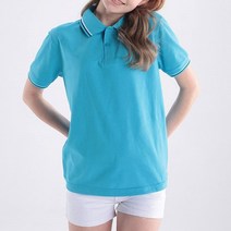 커플 공용 상의 반팔 베이직 카라 티셔츠 데일리룩