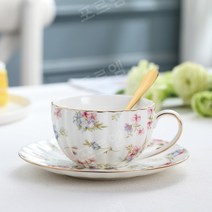 영국식 홈카페 커피잔 명품 고급 찻잔 세트 예쁜 홍차잔, F