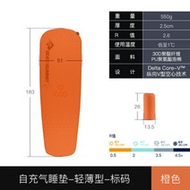 씨투써밋 비박 캠핑 백패킹 등산 캠프 자충 에어 경량 매트 매트리스 SI RT RG WD LG, BF.오렌지 주입기