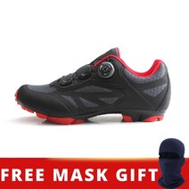 클릿슈즈 로드클릿슈즈 mtb클릿슈즈 피직클릿슈즈 mtb 클릿슈즈 시디클릿슈즈 newtiebao 남자 사이클링 신발 통기성 자동 잠금 신발 산악 자전거 신발 자전거 경주 트라이, 47, tb35-b1903 레드